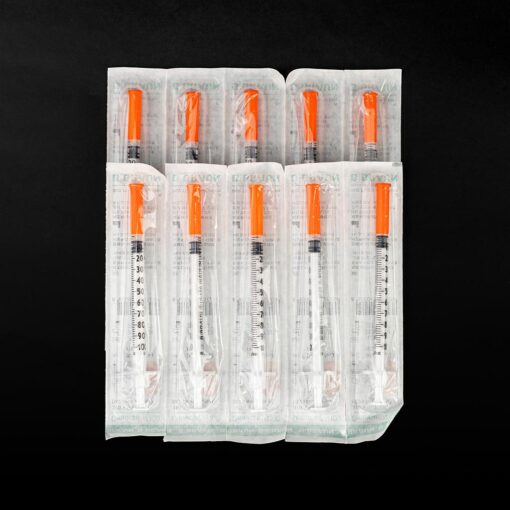 Insulin Syringes 1ml (10pcs) - Image 2