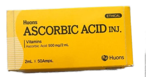 Huons Ascorbic Acid Injection 500 mg/2 mL - Image 3